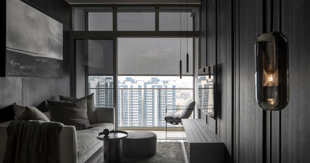 A black monotone home